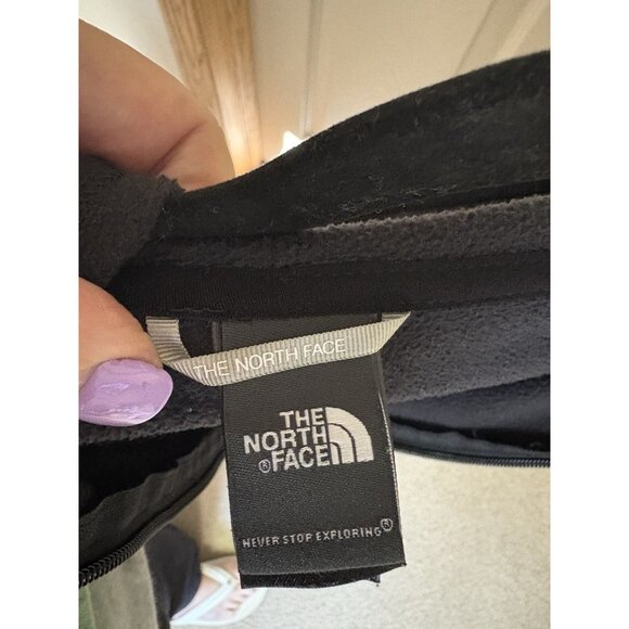 North Face Womens Jacket Medium Polartec Black Full Zip Fleece - Picture 5 of 9